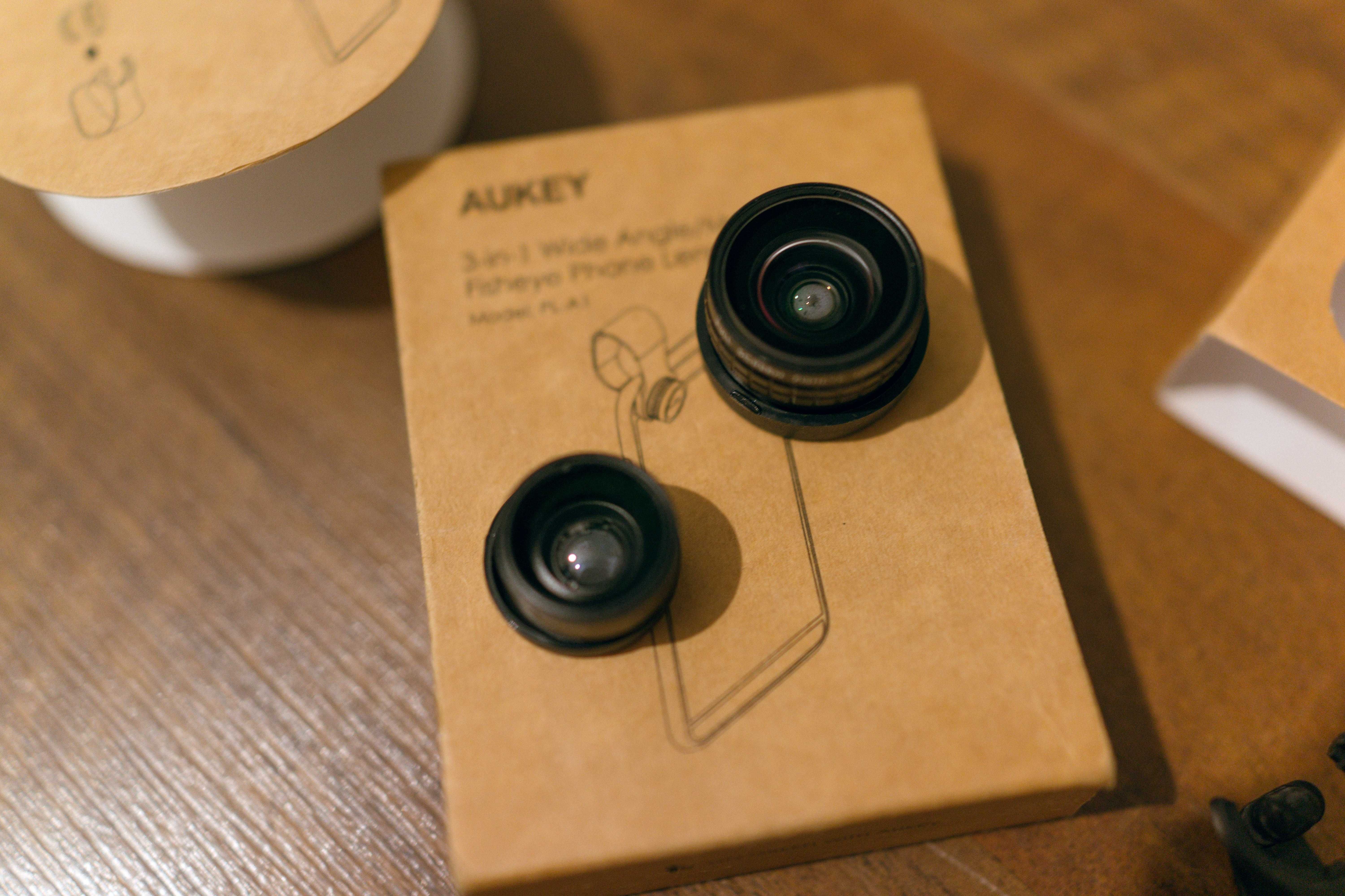 Obiektywy do telefonu Aukey PL-01 fisheye, macro, wide x0,67
