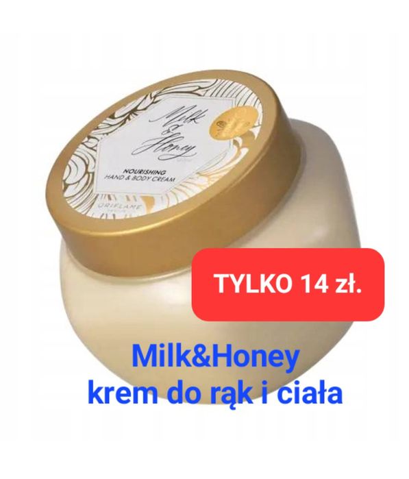 Milk&Honey krem do ciała i rąk marki Oriflame.