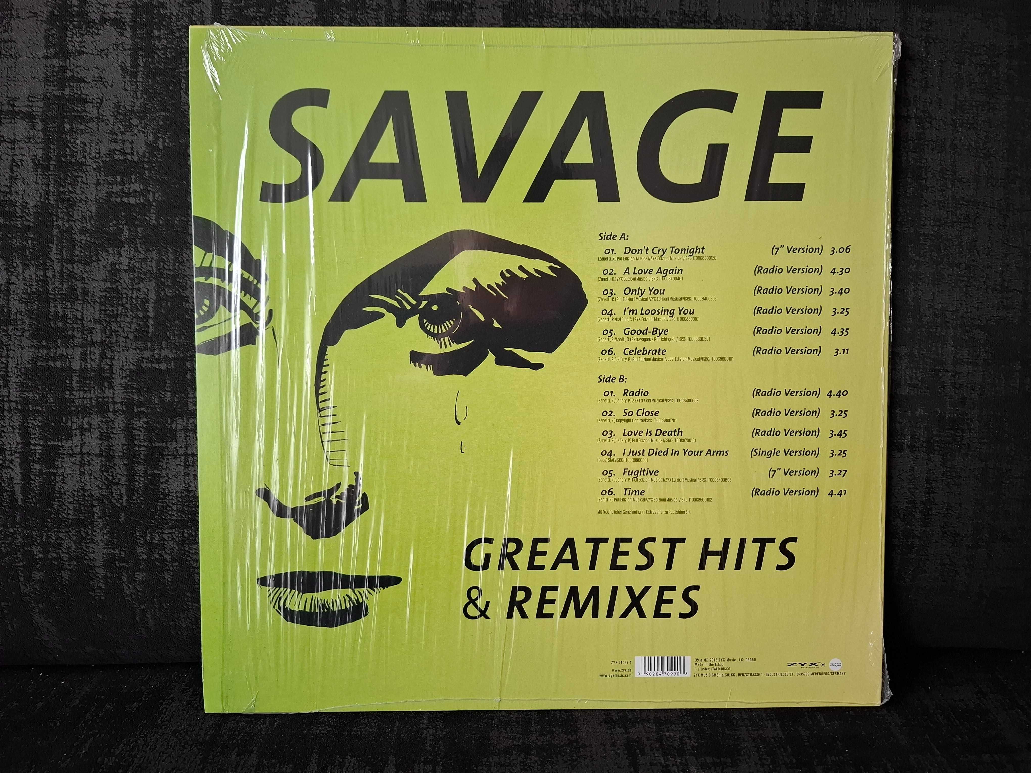 Płyta winylowa Savage- Greatest Hits & Remixes