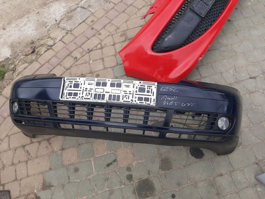 zderzak Audi A4 B5 lift LZ5L + pod spryski