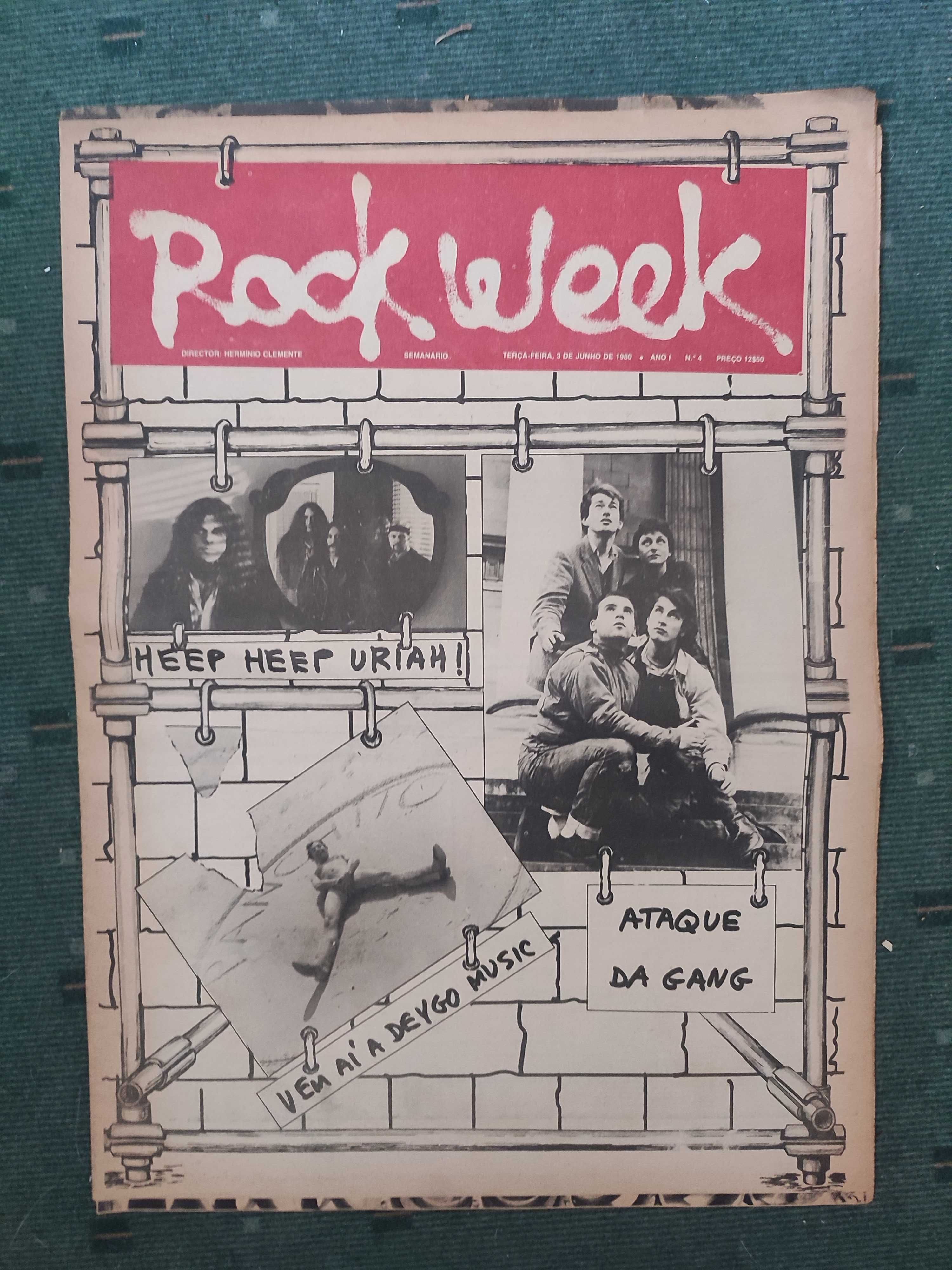 7 Jornais Rock Week - 1980