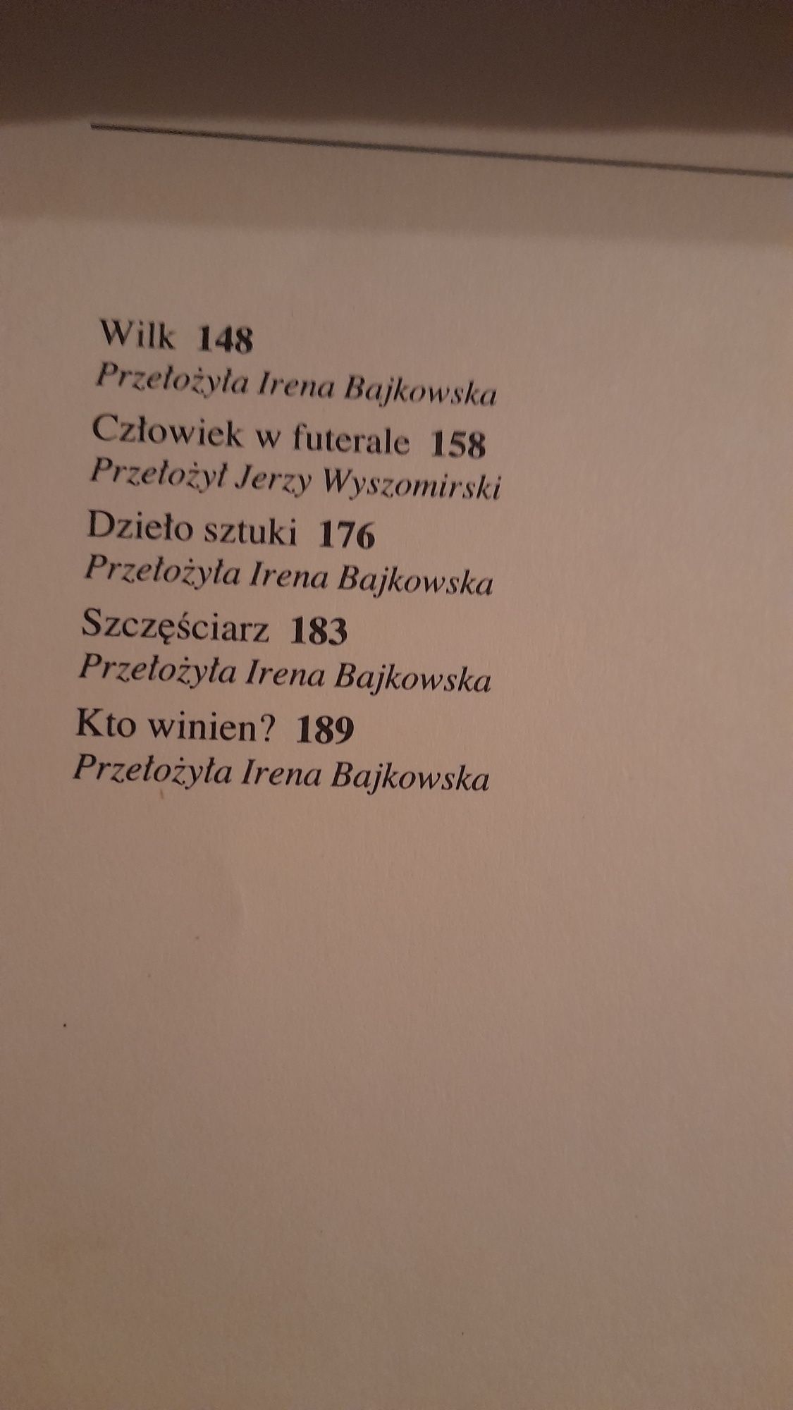 Antoni Czechow"Kasztanka i inne opowiadania"