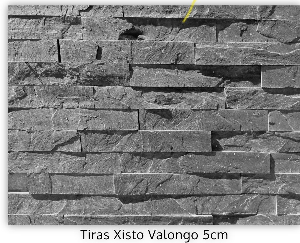 Tiras Xisto 5cm  para forra interior/exterior