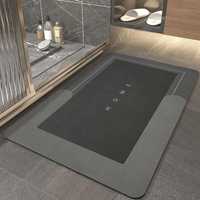 Коврик килимок дверной супервпитывающий діатомітовий 60*40см для ванны