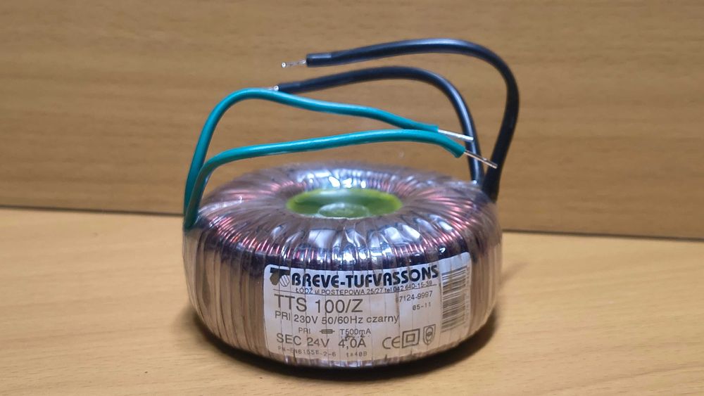 Transformator toroidalny TTS100/Z 230V 4A BREVE TUFVASSONS