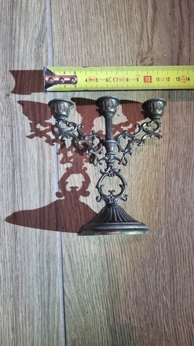 Stary świecznik antyk okazja