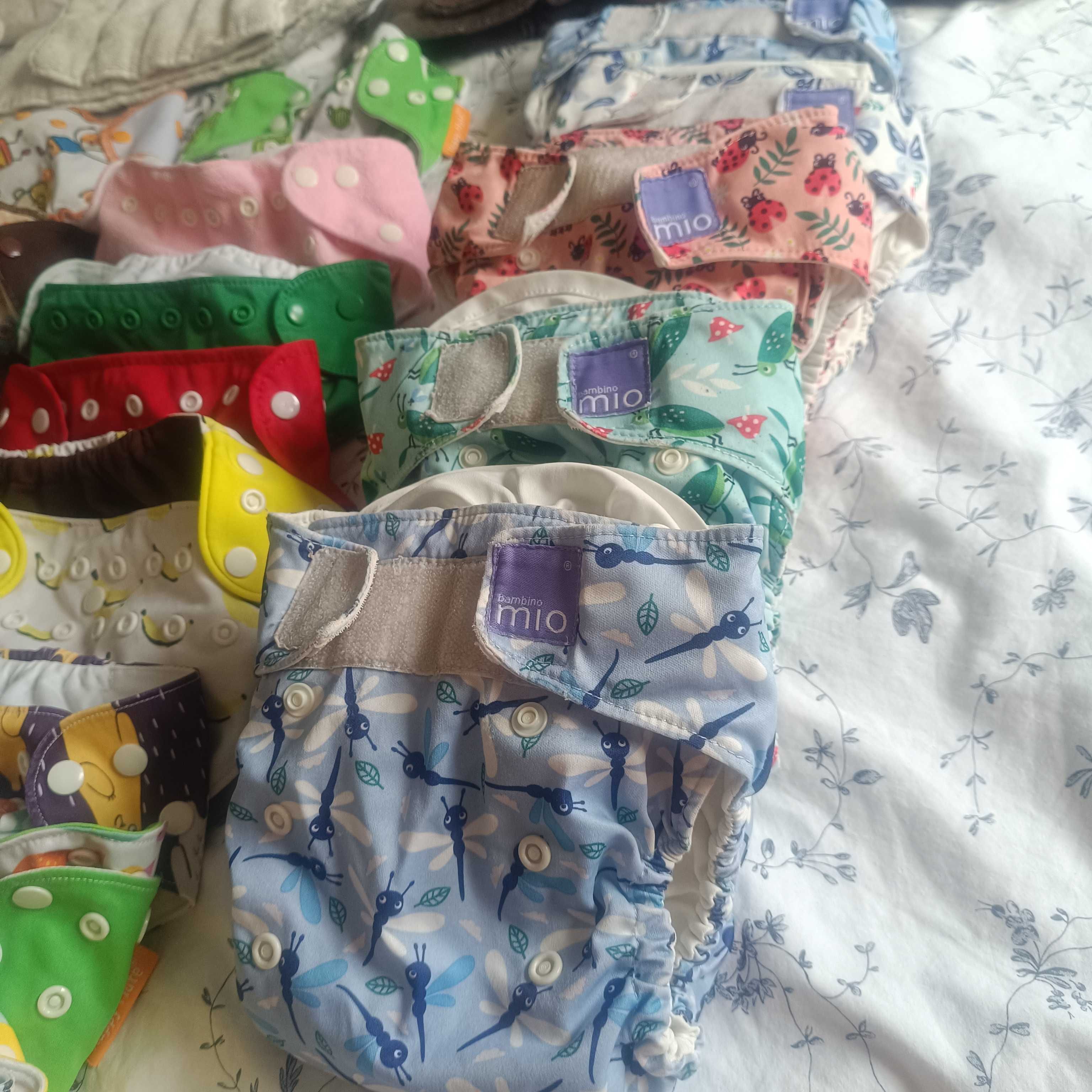 Pack fraldas reutilizáveis e absorventes