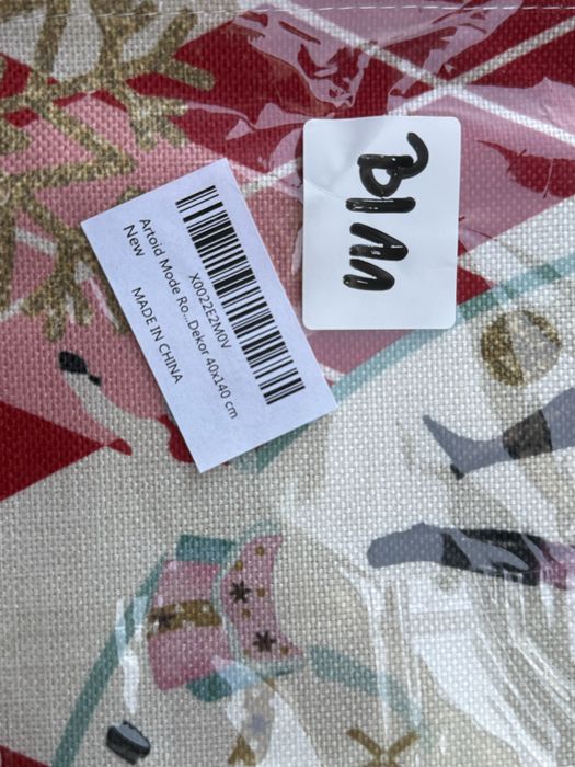 Bieżnik świąteczny 40x140cm dziadek do orzechów Boże narodzenie BI11