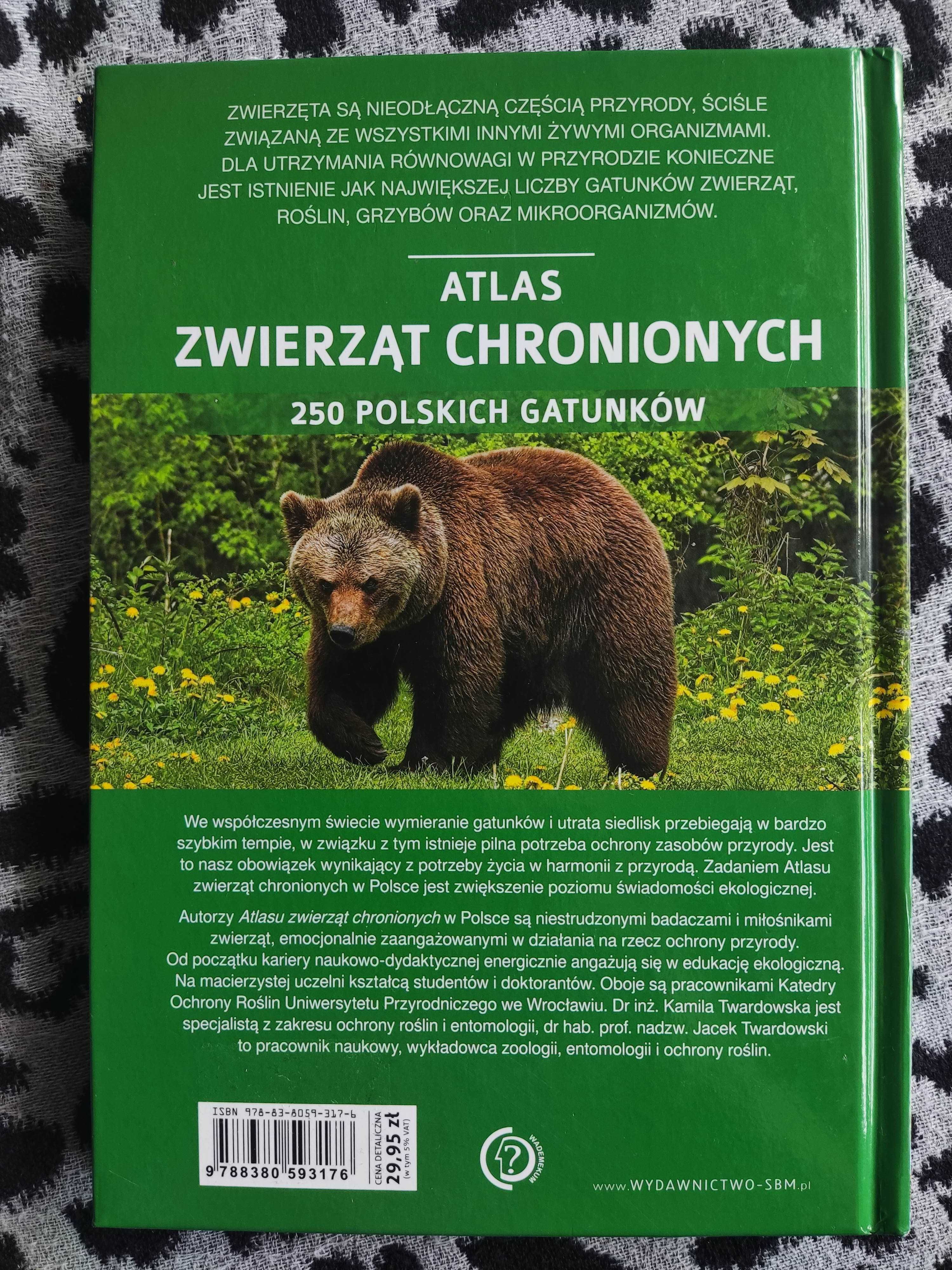 "Atlas zwierząt chronionych". 250 gatunków.