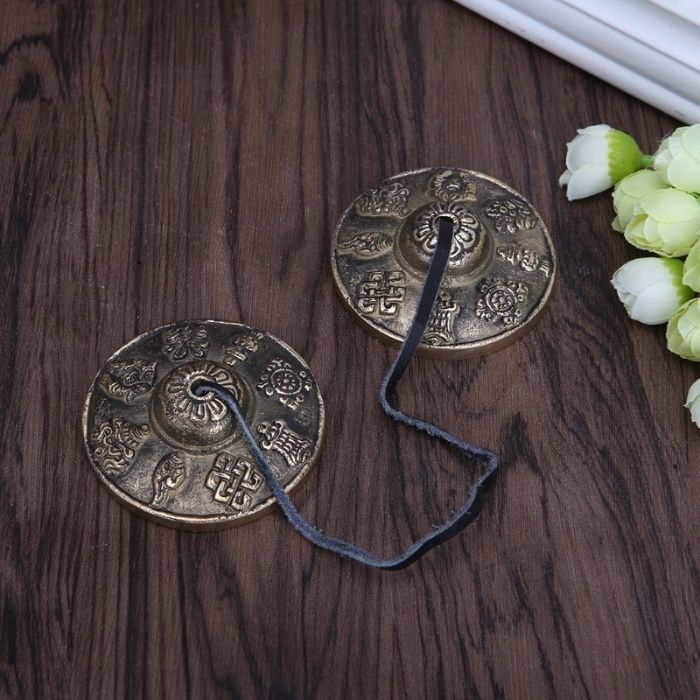 Sino de Budismo do Tibete 6,5 cm - Budismo, Yoga, Meditação Tingsha