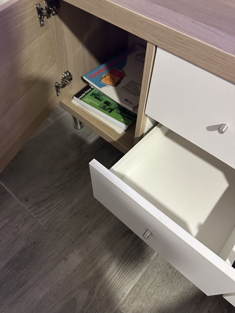 Movel tv kallax ikea com acessórios