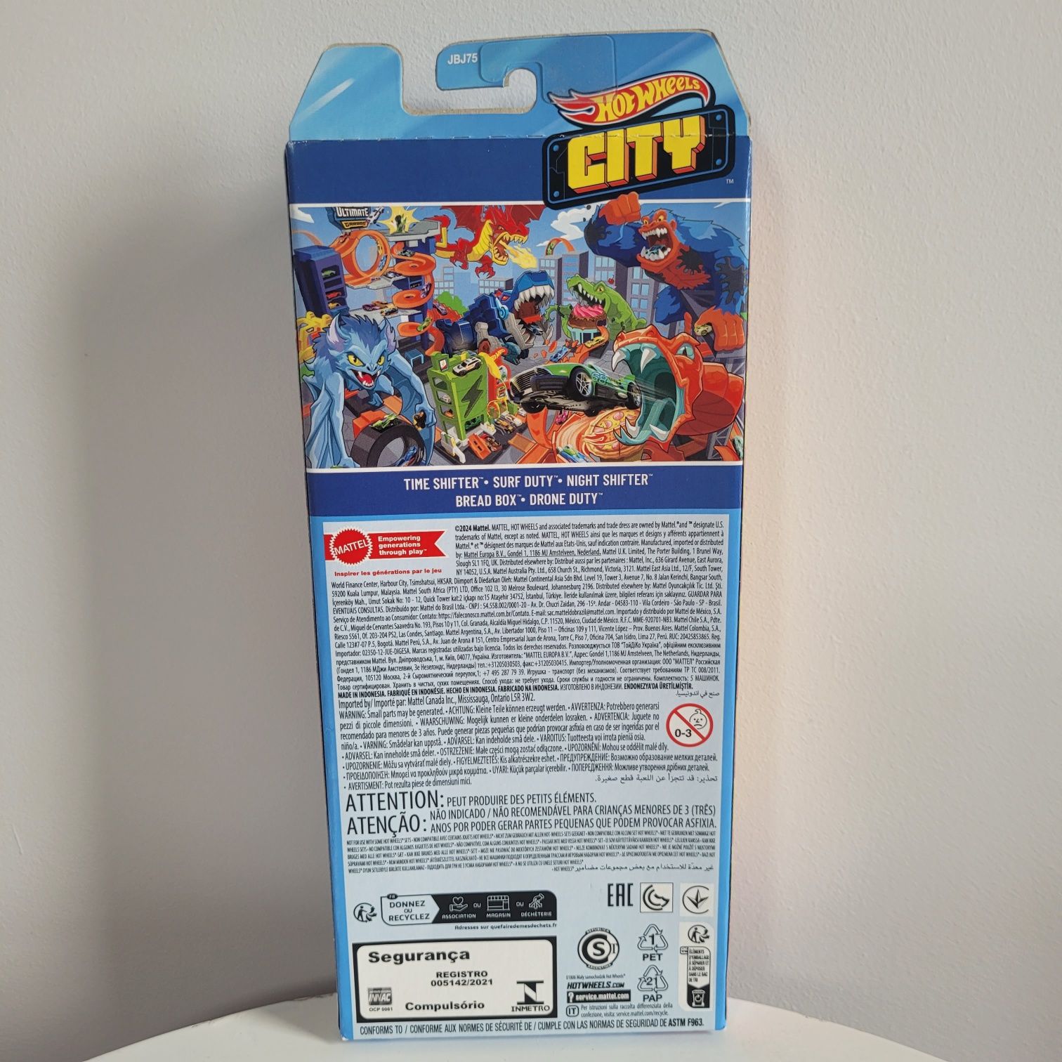HotWheels Hot Wheels City JBJ75 resoraki 5pak