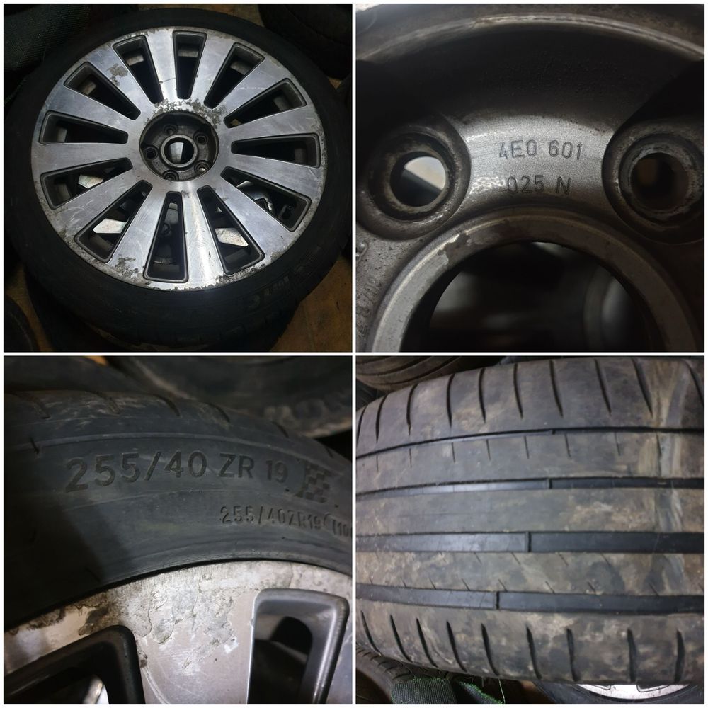 Диски з гумою літо 255/40/19 ауді фольксваген