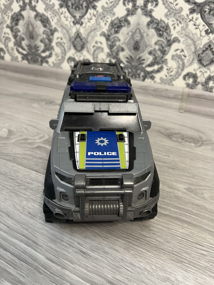 Джип поліцейський зі світлом і музикою dickie toys