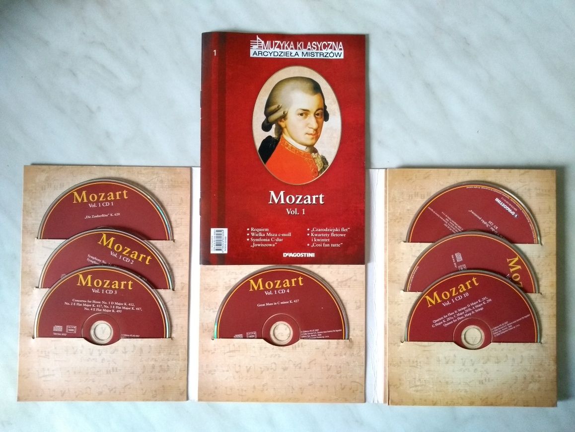 Dzieła Mozarta CD -10 płyt