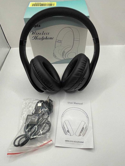 Słuchawki Bluetooth nauszne bezprzewodowe czarne mikrofon EQ 65h  5034