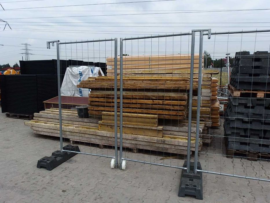 Wynajem ogrodzenia tymczasowego budowlanego płot ogrodzenie panel 3,5m