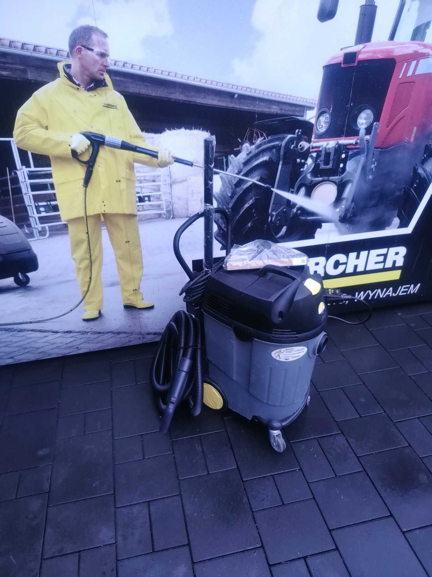 Odkurzacz strażacki Karcher NT 611 K Eco z pompą do brudnej wody