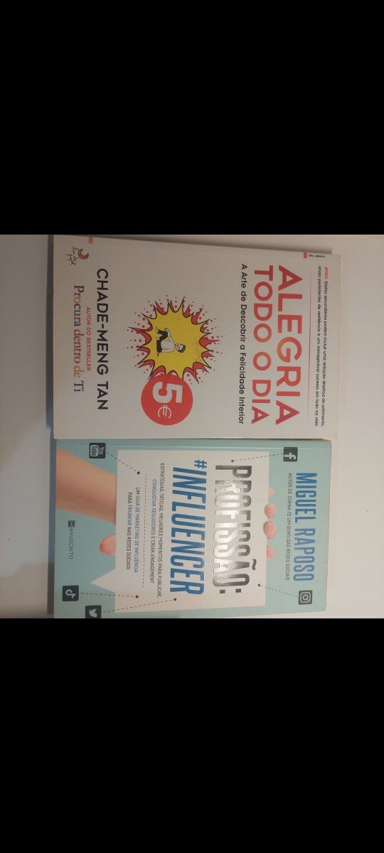 Varios livros 7 euros cada
Bom estado