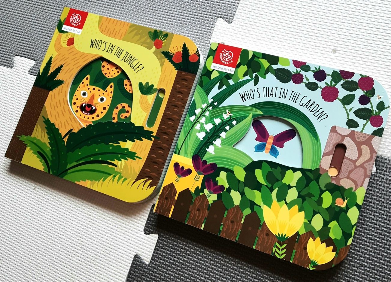Who's in the Jungle? przesuwanka sensoryczna po angielsku