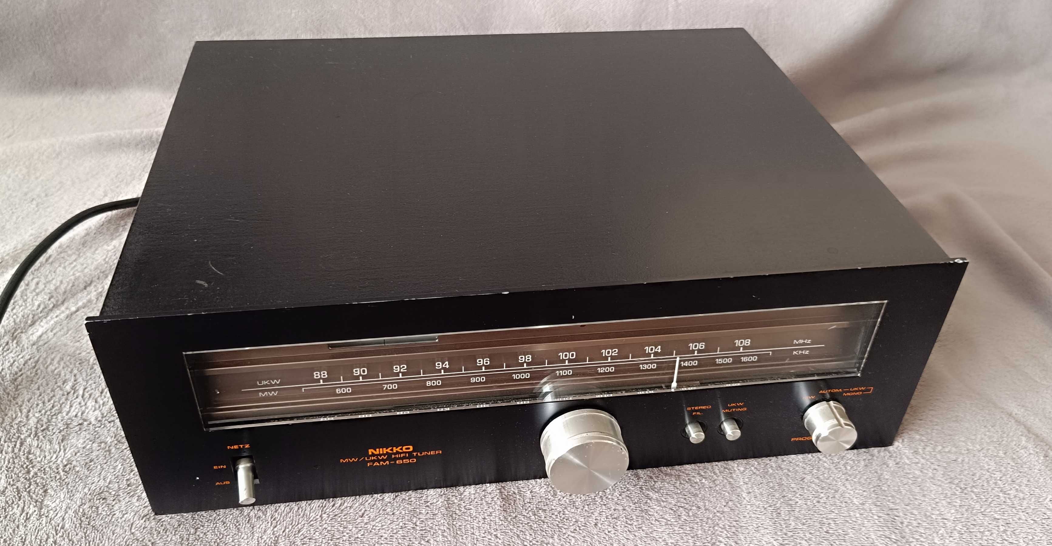 Tuner radiowy Hi-Fi Nikko FAM- 650