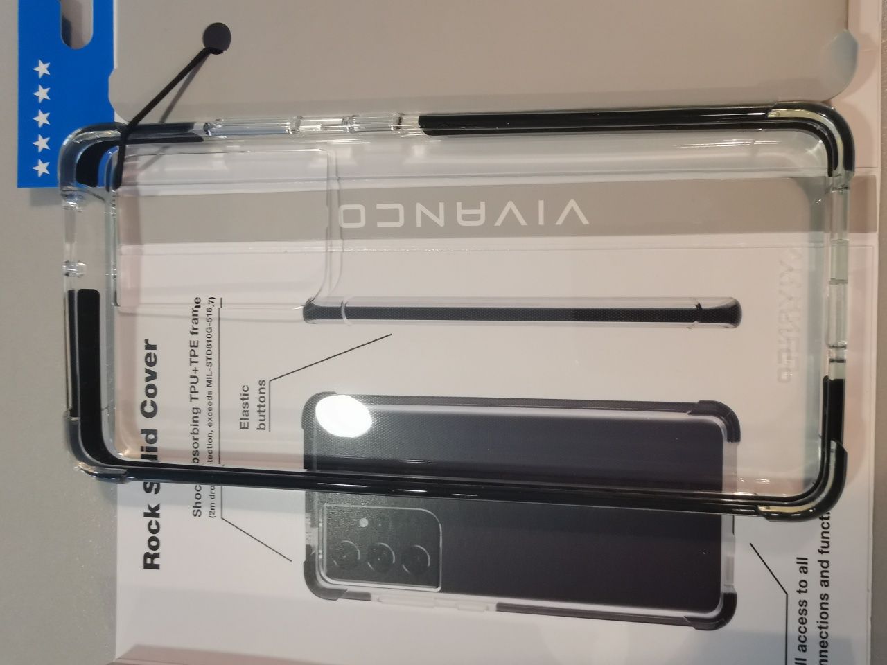 Etui plecki case nakładka do Samsung Galaxy S21 Ultra 5G Przezroczyste