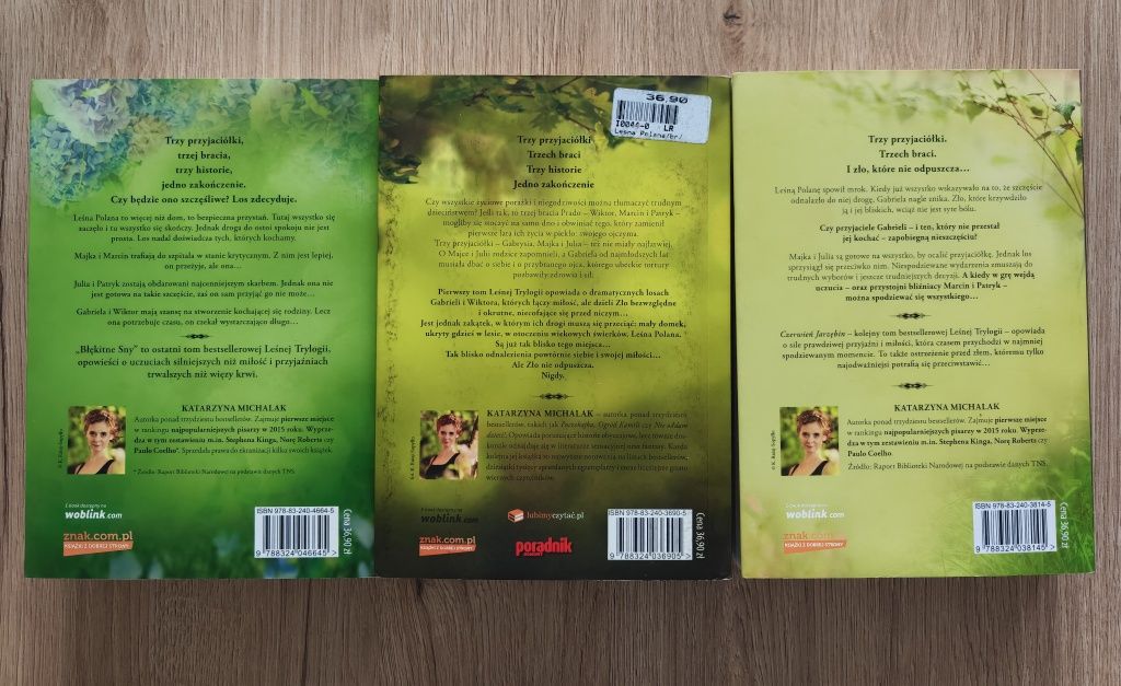 Katarzyna Michalak - Leśna  Trylogia