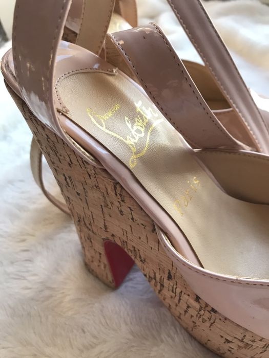 Buty na koturnie christian laboutin