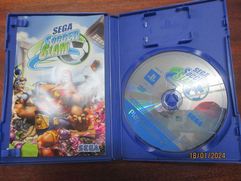 3 jogos  Playstation 2-Pro beach soccer,Sega soccer slam e FIFA street