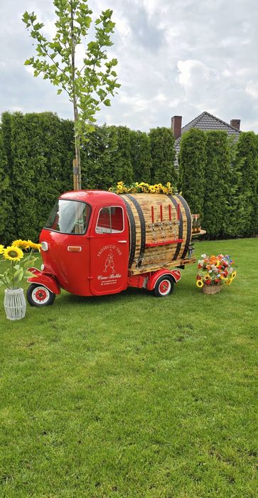 Prosecco Van bar mobilny eventy wesela ślub atrakcje piwo prosecco