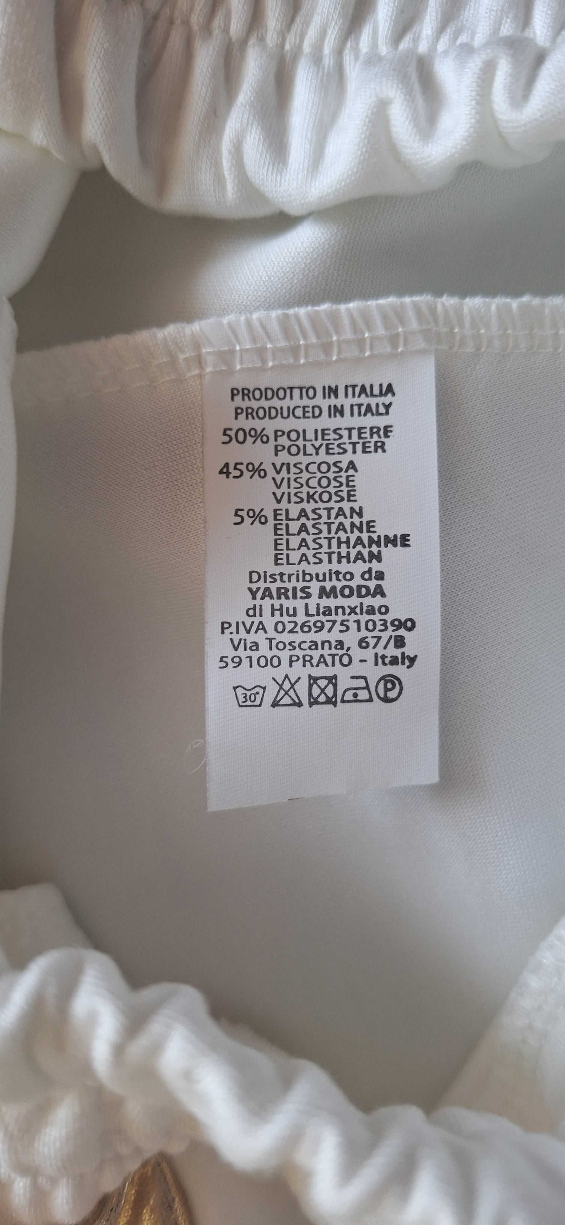 Spodnie masełko białe roz. L nowe