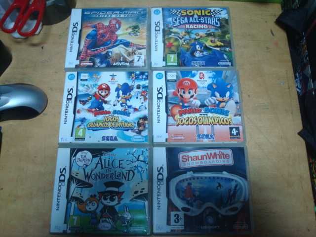 lote 26 jogos nintendo ds
