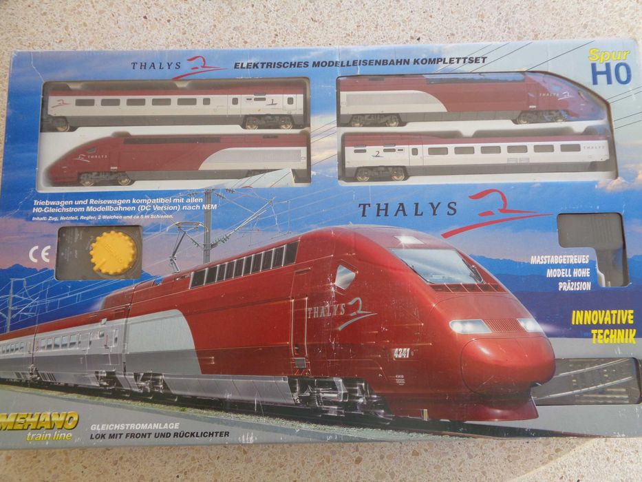 1:87 Mehano Thalys pista comboio completa