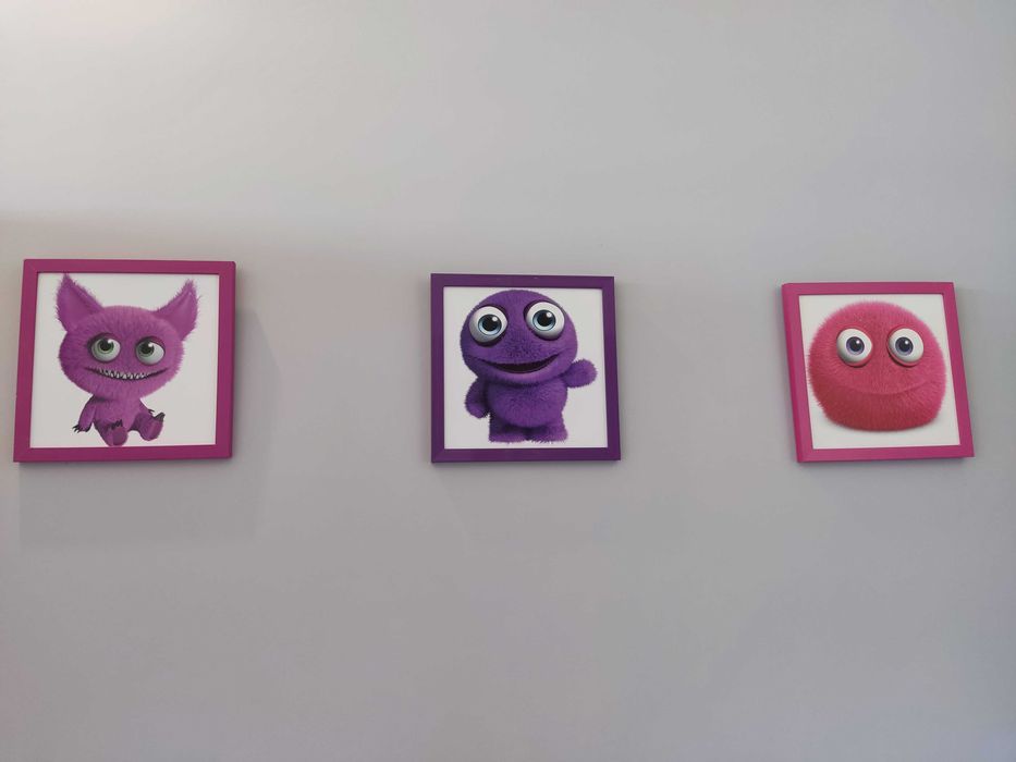 Obrazki na ścianę kolorowe dziecięce