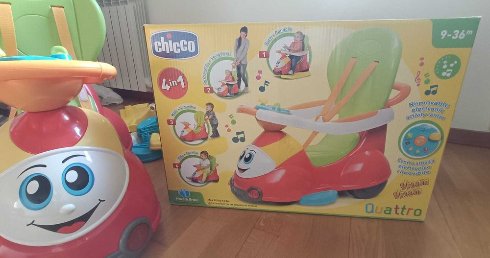 Chicco Andador Quattro Vermelho