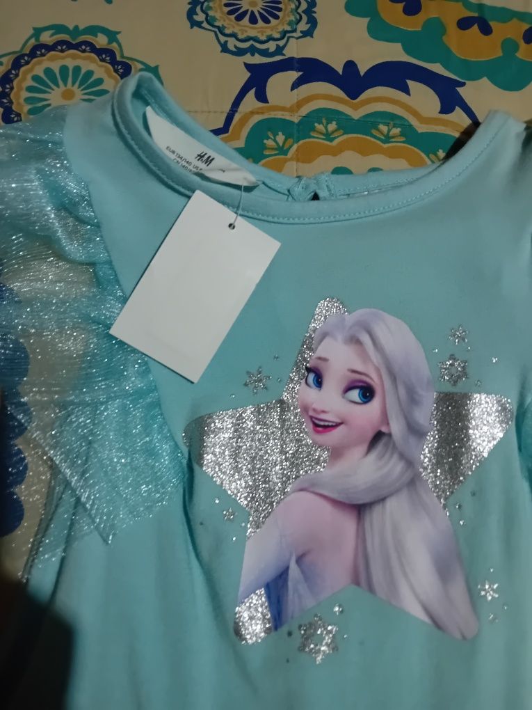 Vestido fantasia Frozen, Elsa, H&M, novo com etiqueta!
