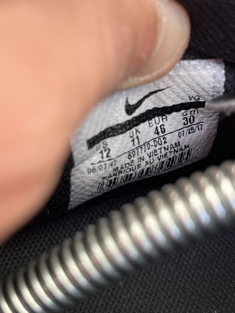 Сороконіжки Nike TiempoX Rio III TF чорні шкіряні