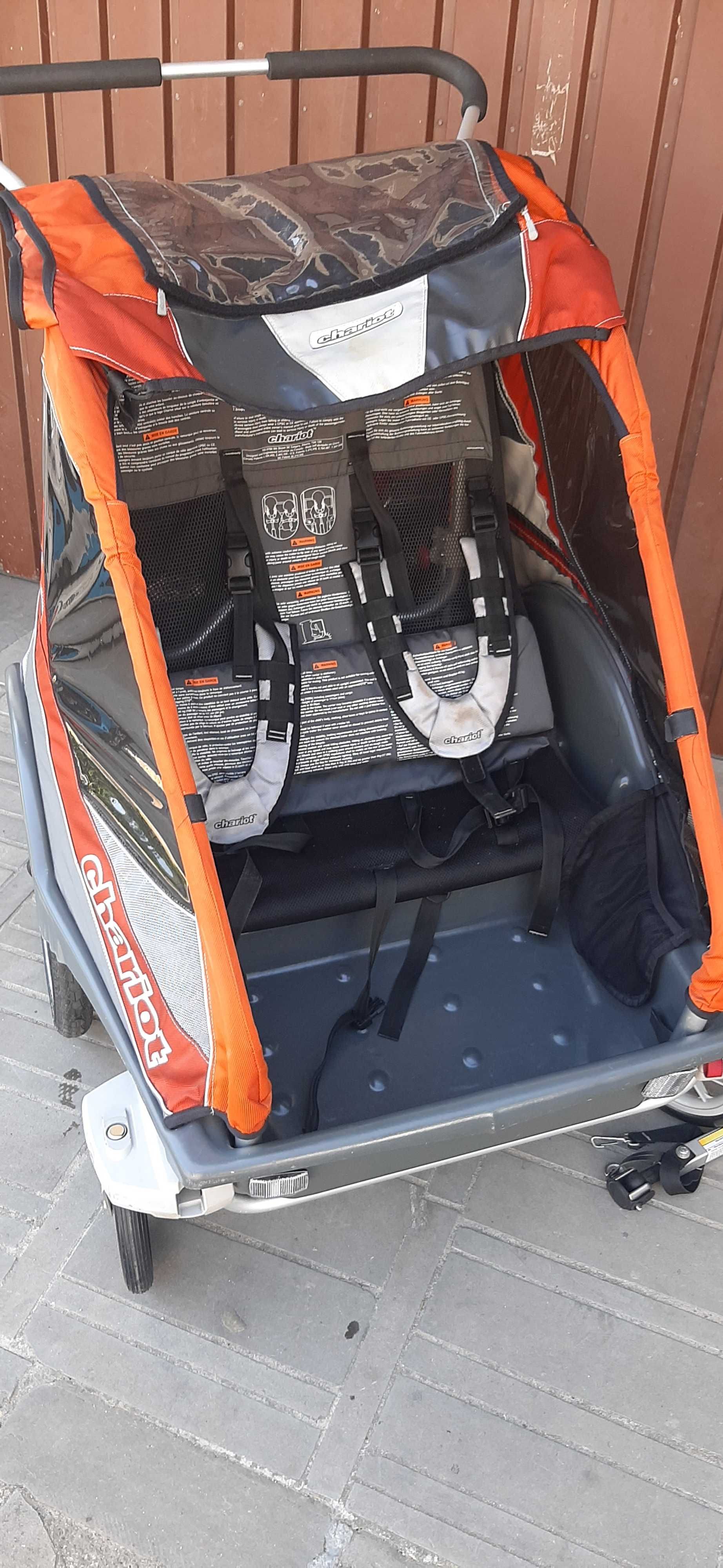 Thule Chariot Captain przyczepka rowerowa stan BDB 2w1