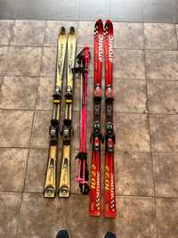 Skis neve para esquiador experiente e para principiante