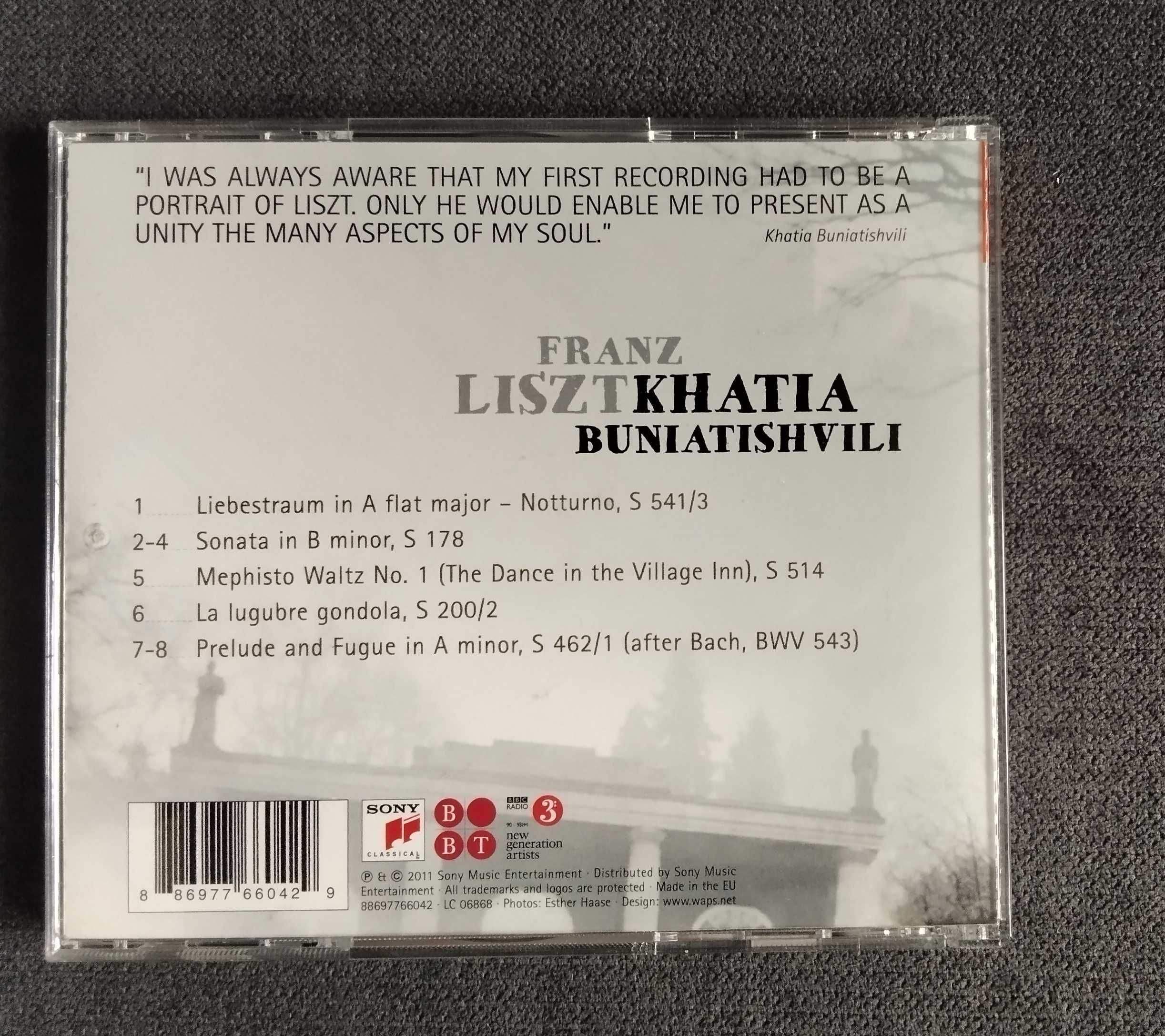 F.Liszt - Sonata B minor, Mephisto Walz 1 , Prelude & Fuge A minor. CD