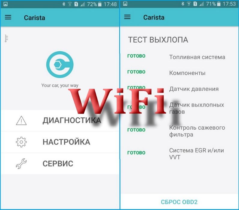 АвтоСканер OBD2 ELM327 V1.5 WI-FI Original чип 18f25k80 для IOS Ipfone