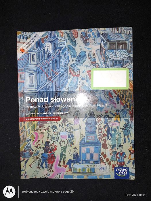 Ponad slowami podręcznik do języka  polskiego dla lic.i tech.klasa 3