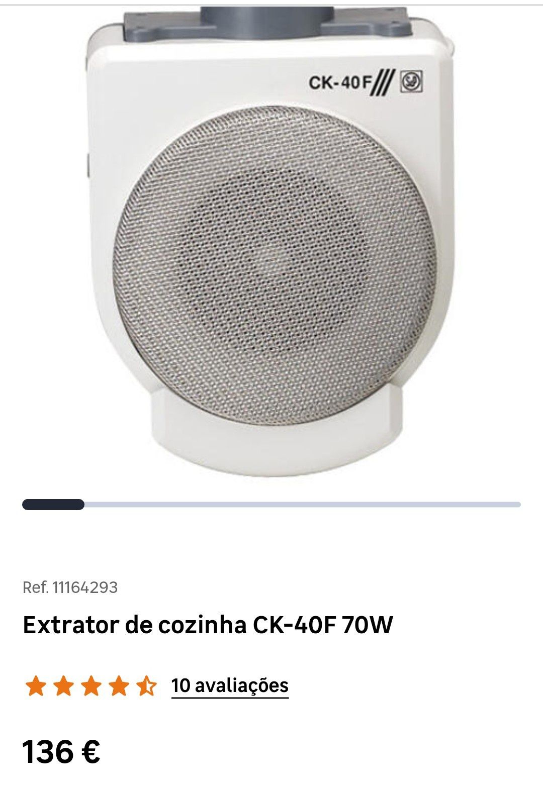 Extrator Cozinha CK-40F 70W