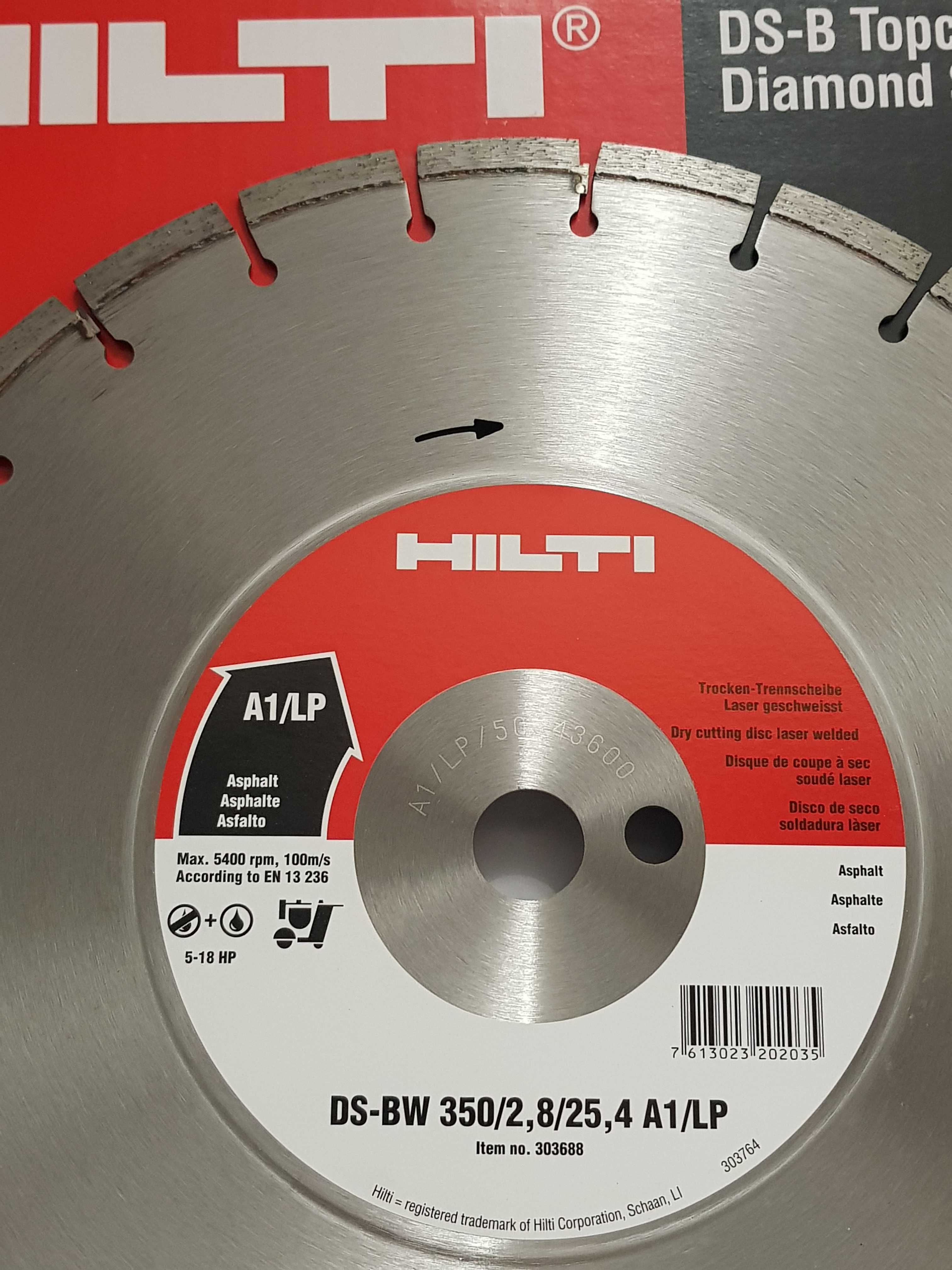 Tarcza do asfaltu HILTI DS-BW 350/2,8/25,4-A1/LP pila przecinarka 350