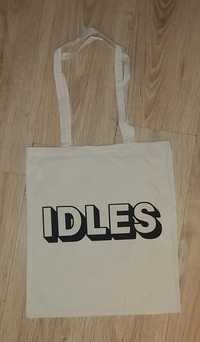 Idles - Tote Bag - Saco de Pano Cru.
