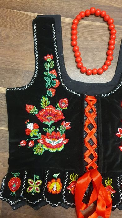 Gorset góralski - rękodzieło