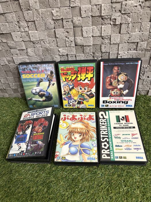 Лот 6шт! SEGA MEGA DRIVE 2 оригінал!!