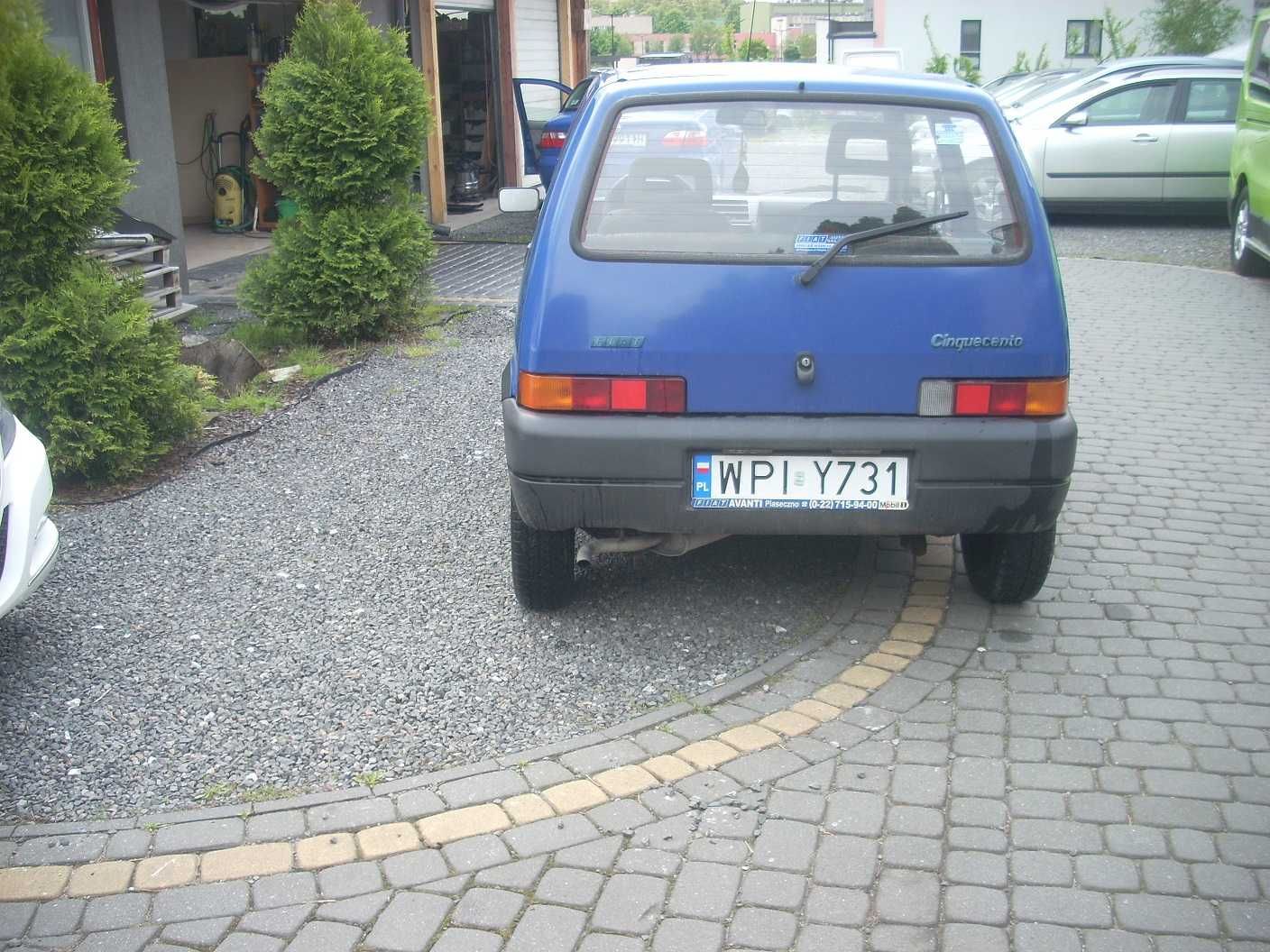 Fiat Cinquecento 0,9 sprawny, dobrze jeżdżący