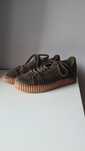 Creepersy buty sportowe na platformie khaki nowe 38