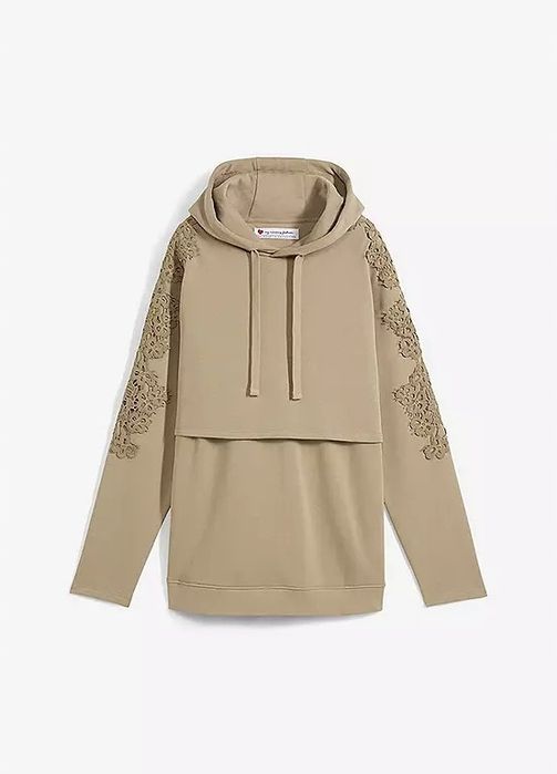 B.P.C bluza ciążowa i do karmienia bawełniana khaki ^44/46